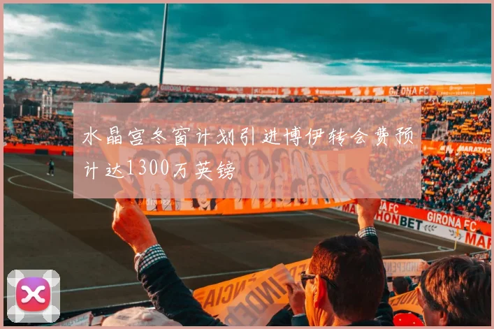 水晶宫冬窗计划引进博伊转会费预计达1300万英镑